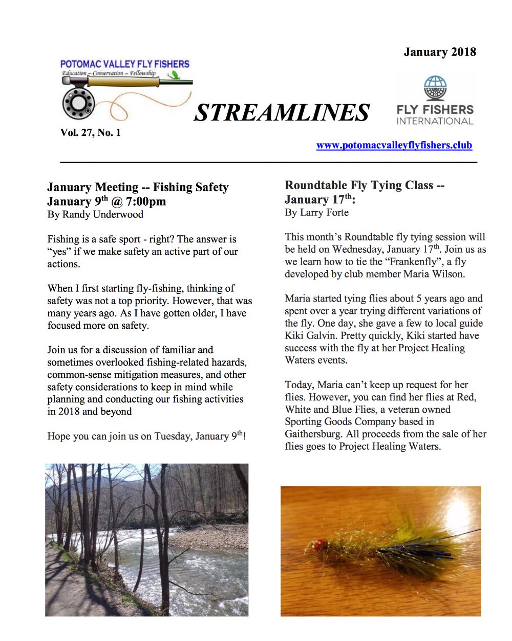 Streamlines January 2018